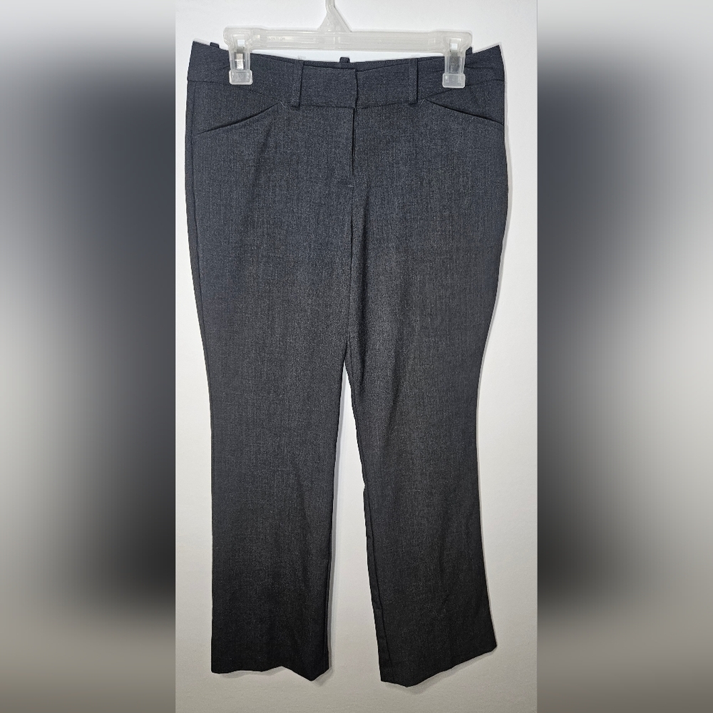 Worthington Modern Fit Slacks Dress Pants Business Casual Gray Size 4p B8